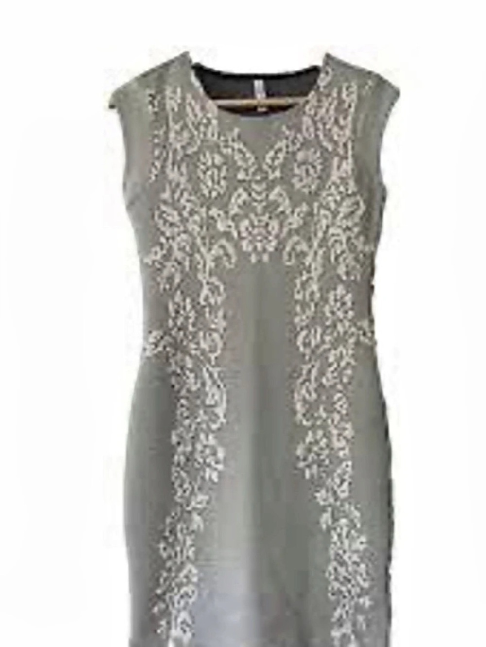 Xhilaration Floral Mini Dress in Gray & White Like New Sz. XS